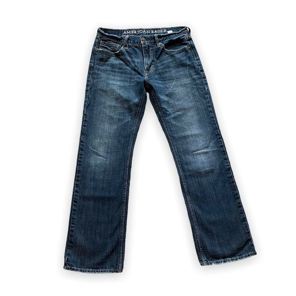American Eagle Outfitters Other - American Eagle | Original Straight Leg Mens Dark Wash Denim Jeans Size 30 x 30